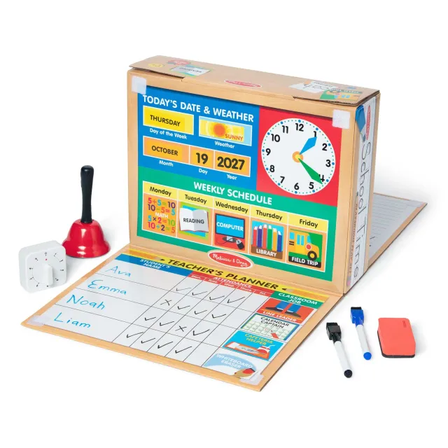 Melissa & Doug School Time Klassenzimmer Spielset Schule ab 3 J.