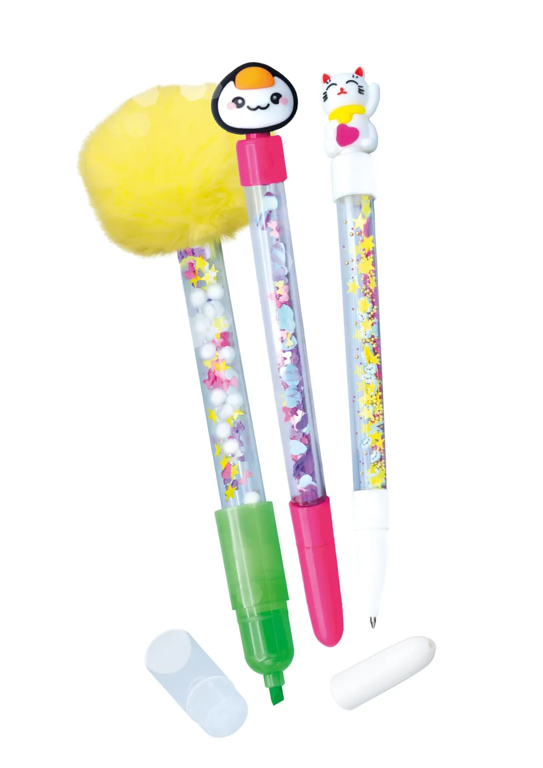 Buki France FK008 DIY-Stift Kawaii Bastelset Gelb