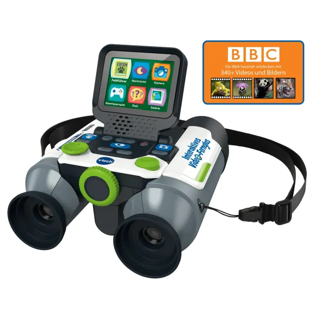 VTech Interaktives Video-Fernglas Kamera 10x Zoom mit BBC Fakten