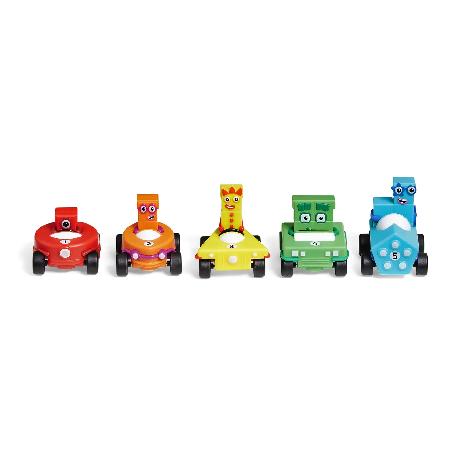 Learning Resources Numberblocks Mini-Autoset Fahrzeuge 5er Set