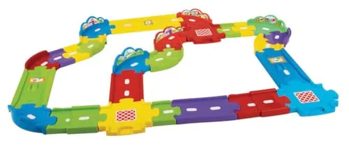 VTech Tut Tut Baby Flitzer Straßen-Erweiterungsset groß Schienen-Set englisch