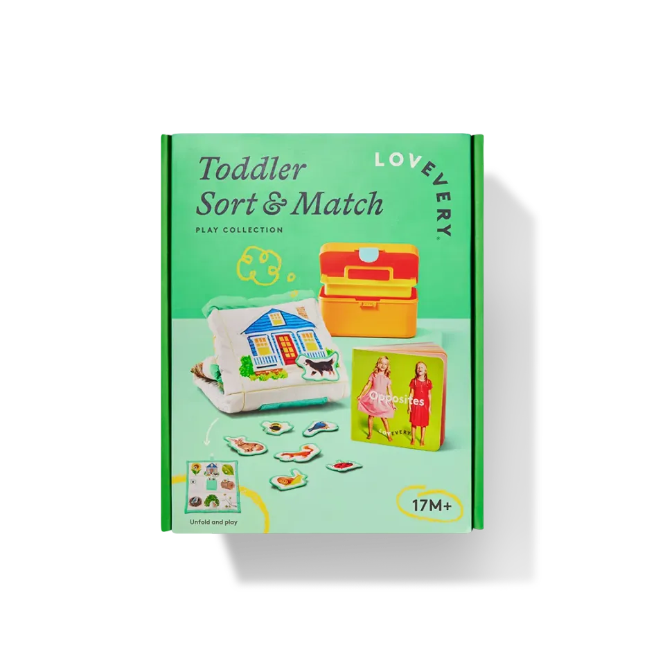 Lovevery Sort & Match Mini Kit Lernspiel Sortieren