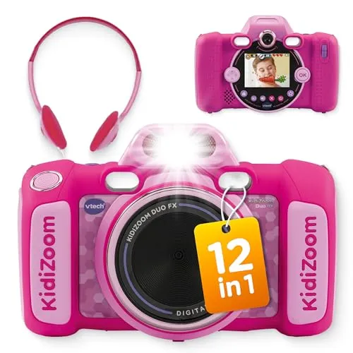 VTech KidiZoom Duo FX Kinderkamera Pink Doppel-Objektiv 5 MP