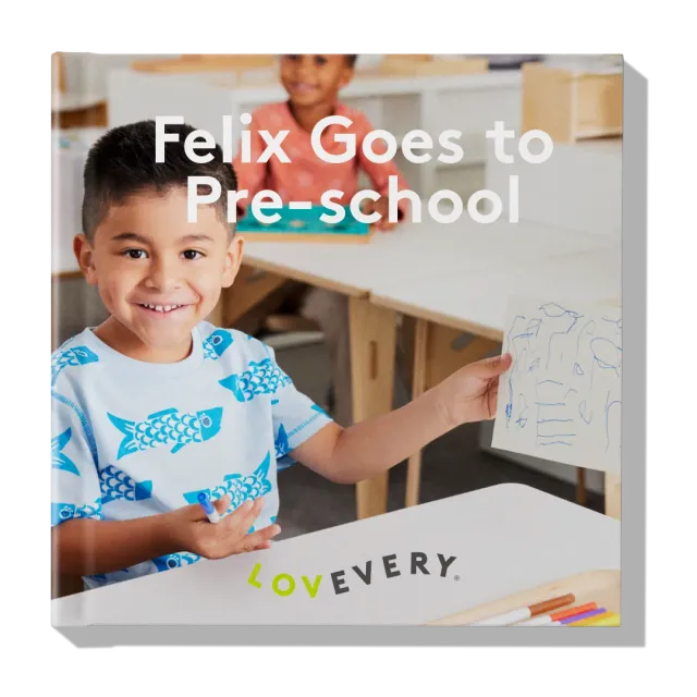 Lovevery Felix Goes to Pre-school Buch Kindergarten