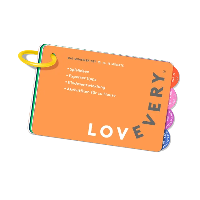 Lovevery Babbler Spielanleitung 13-15 Monate Deutsch Kleinkind