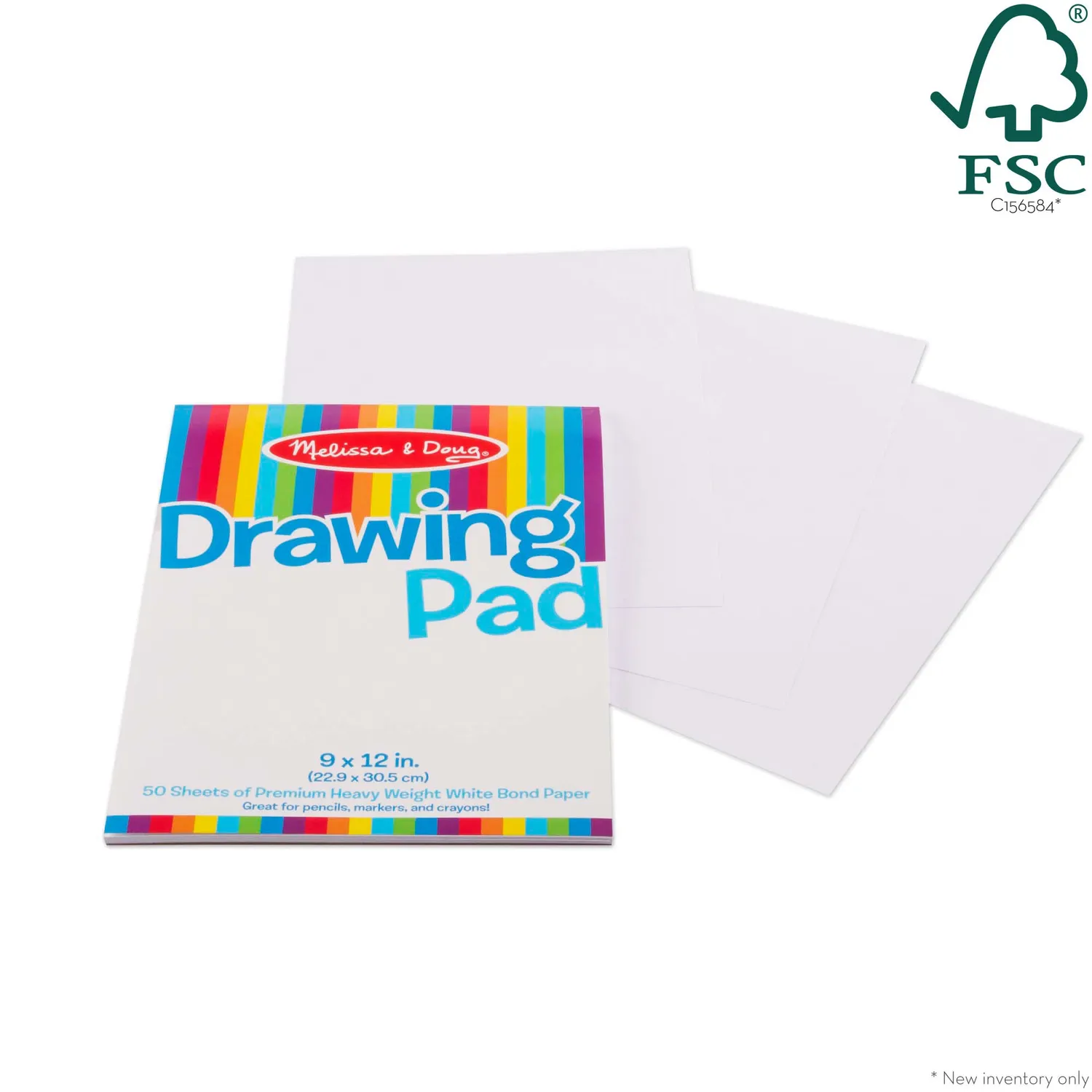 Melissa & Doug Drawing Zeichenblock Malpapier 23x30 cm