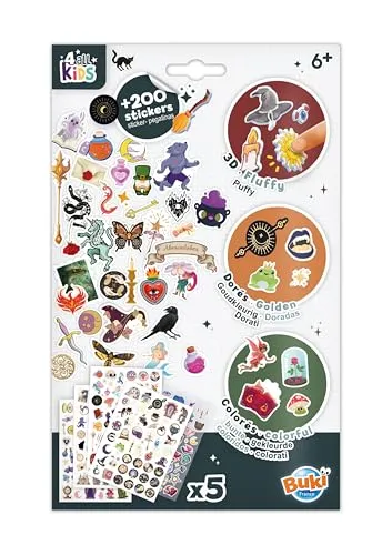 Buki France FK020 Stickertasche 200 Märchen A5 Gold