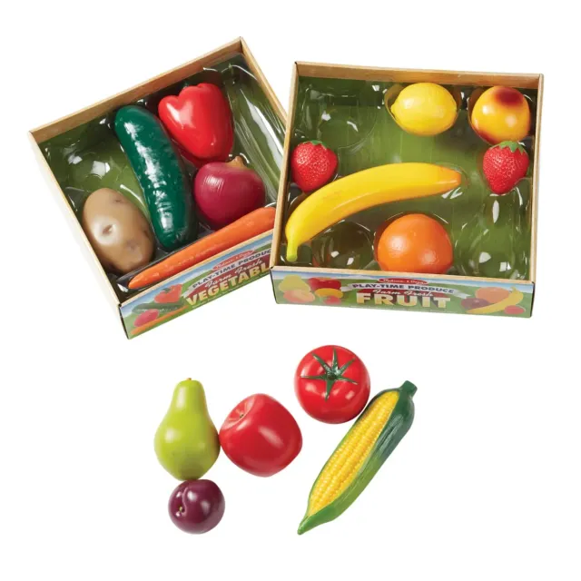 Melissa & Doug Combo Obst & Gemüse Kaufladen Set 16-teilig