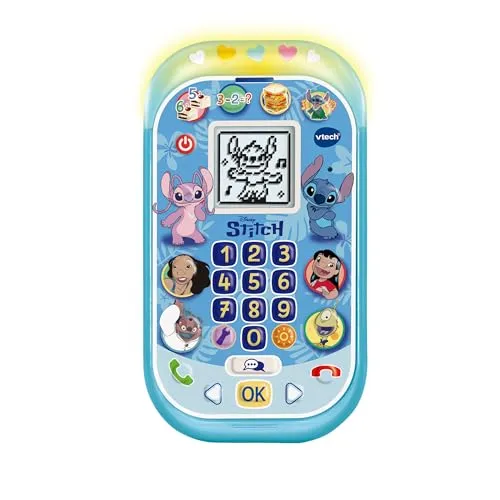 VTech Stitch Lernhandy 80-586004 Spielhandy 4-7 Jahre Disney
