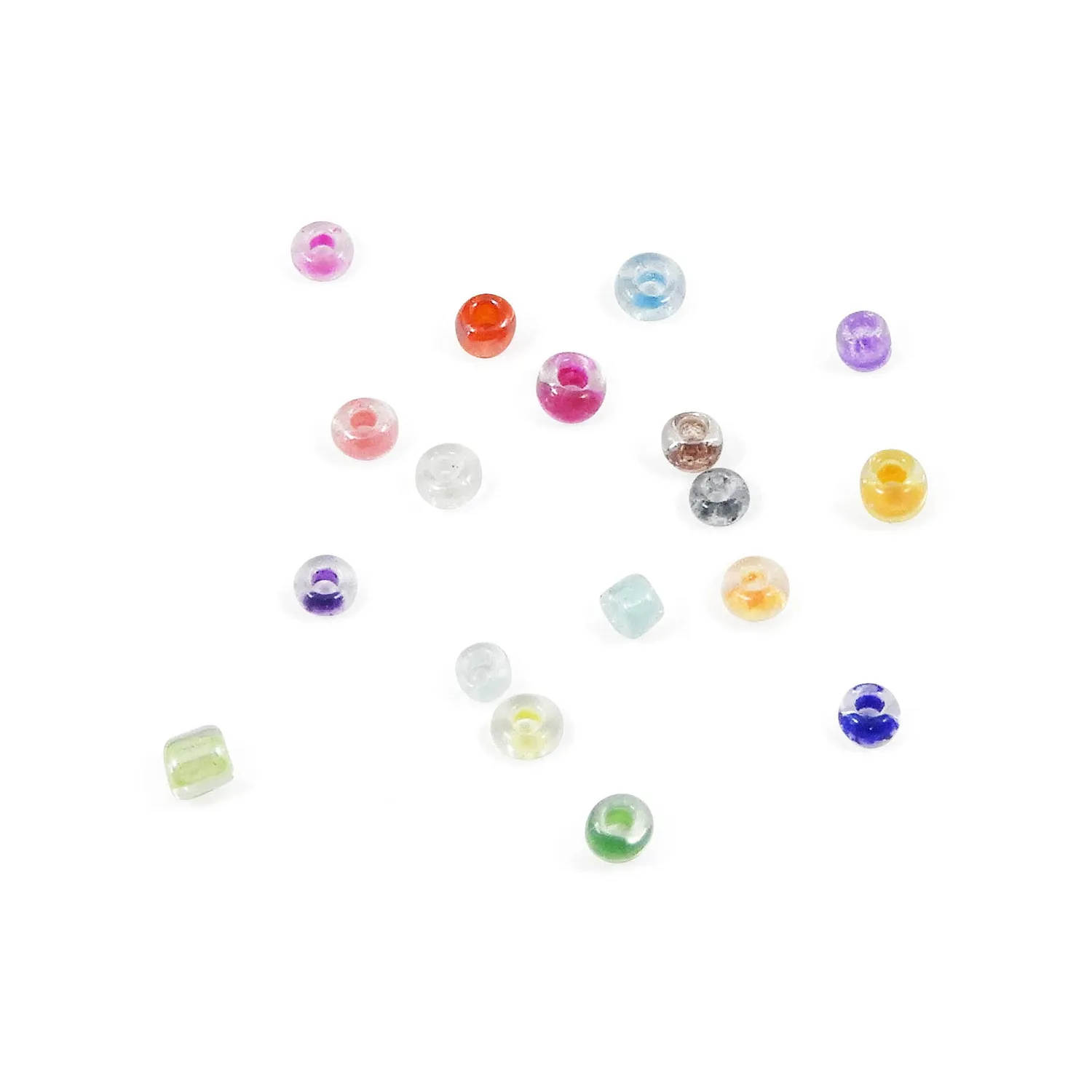 Buki France PE012 Perlenbox transparent 18 Farben 20 g