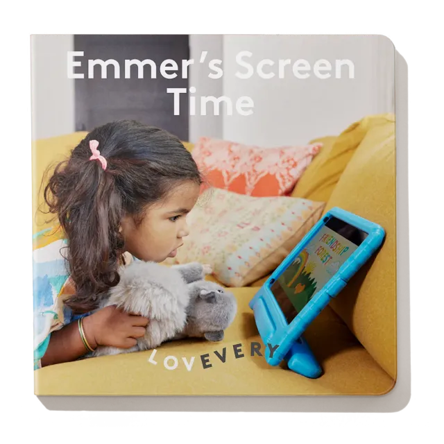 Lovevery Play Kits Emmer's Screen Time Pappbuch Alltag