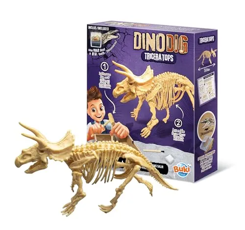 Buki France 445TRI Ausgrabungsset Triceratops 20 cm ab 8 Jahren