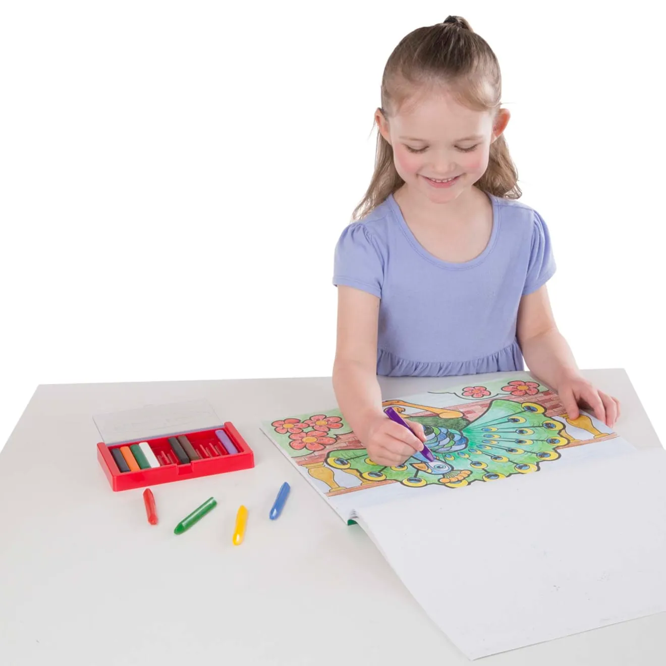 Melissa & Doug Jumbo Malblock Tiere 50 Seiten XXL zum Ausmalen