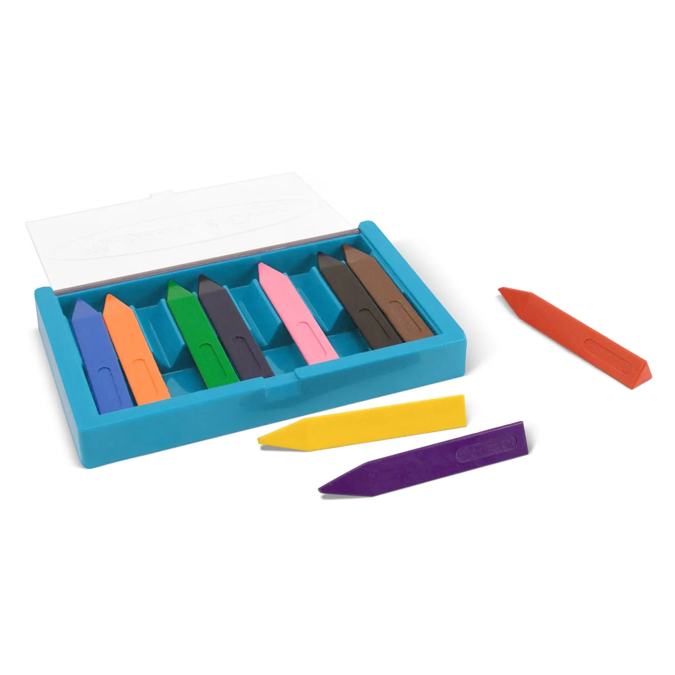 Melissa & Doug Jumbo Triangular Wachsstifte dreikantig 10er
