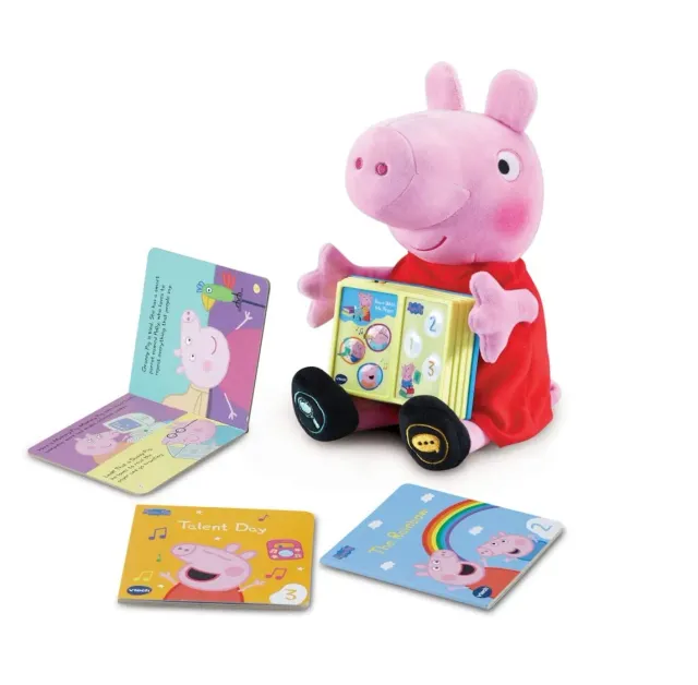 VTech Peppa Pig Read with Me Peppa Plüsch-Lernspielzeug