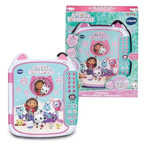 VTech Gabby's Dollhouse Katzentagebuch Zahlenpasswort