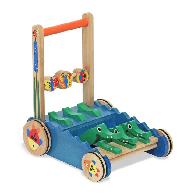Melissa & Doug Chomp Clack Alligator Schiebespielzeug