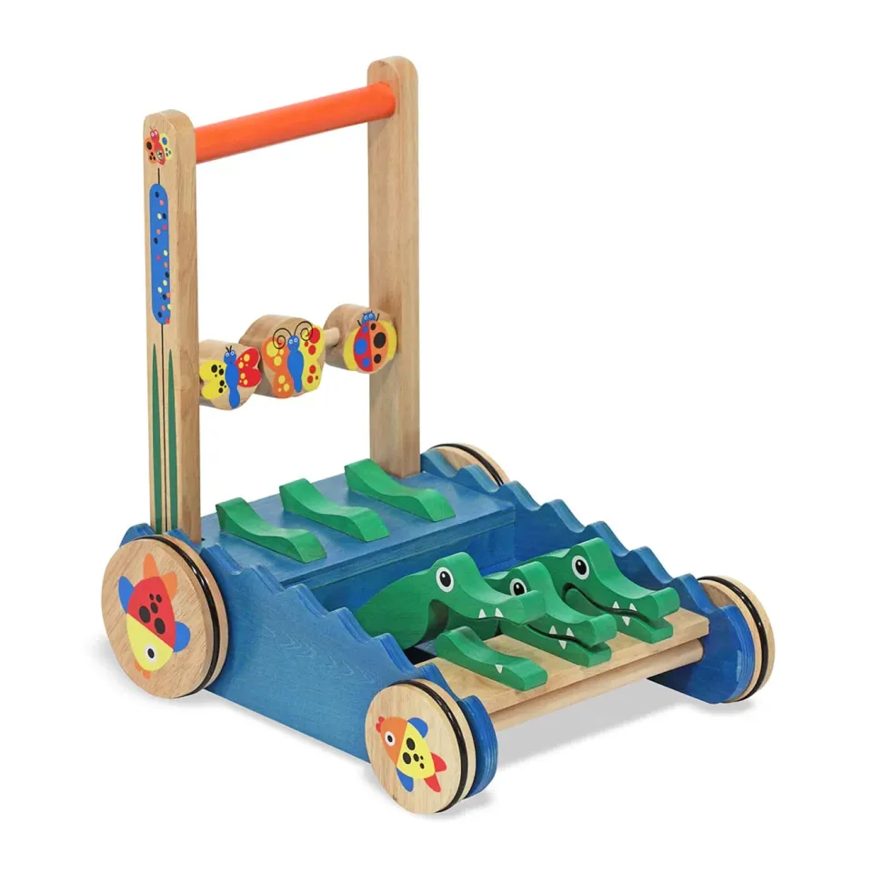 Melissa & Doug Chomp Clack Alligator Schiebespielzeug