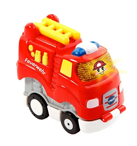 VTech Tut Tut Baby Flitzer Press & Go Feuerwehr Spielauto mit Sound