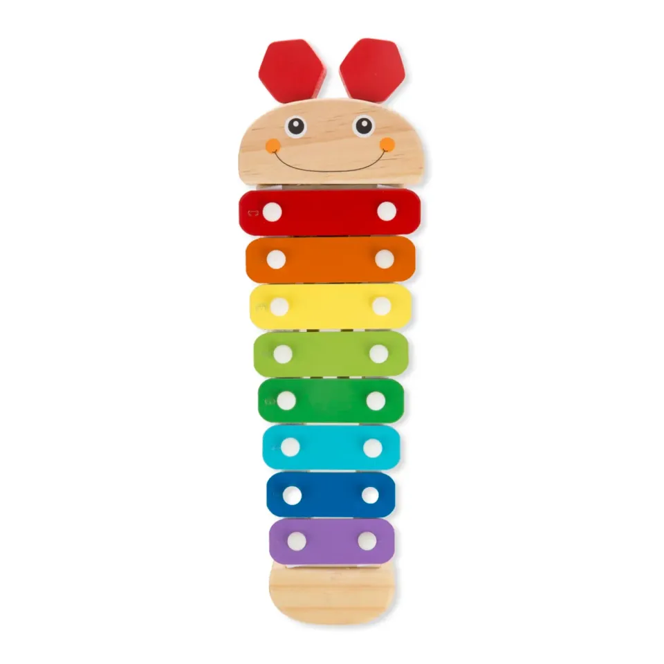Melissa & Doug Raupe Xylophon Holz ab 3 Jahren