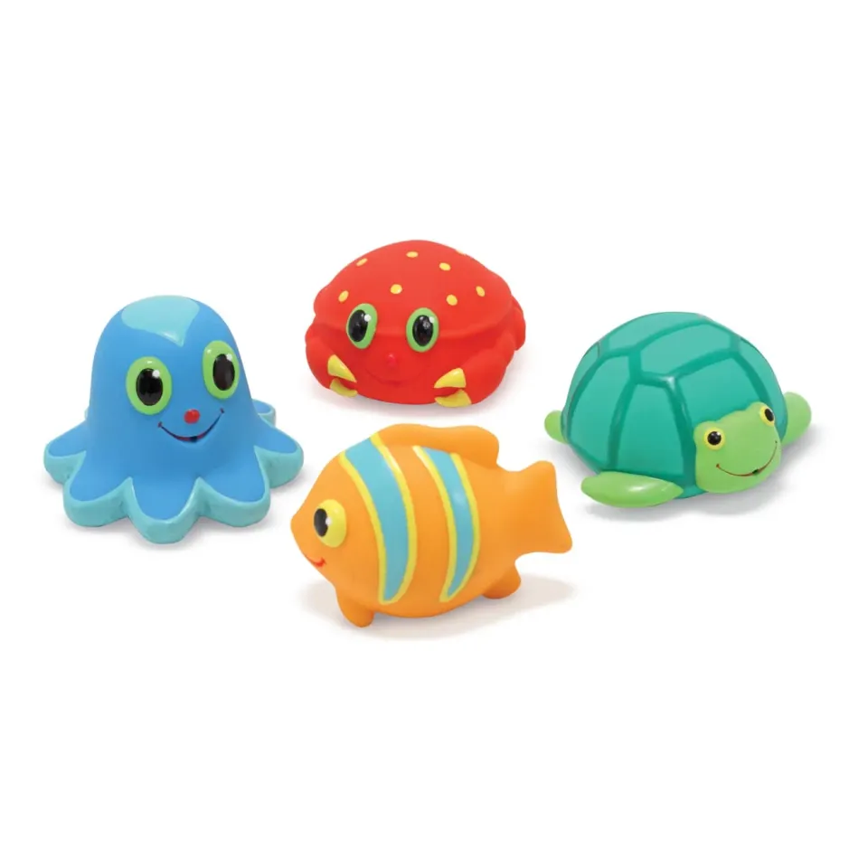 Melissa & Doug Seaside Squirters Wasserspielzeug 4er Bade