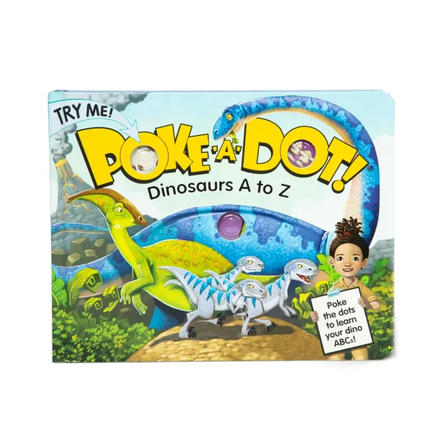Melissa & Doug Poke-a-Dot Dinosaurs Buch Dinos A-Z