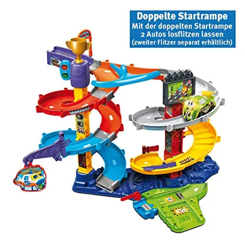 VTech Tut Tut Baby Flitzer 2-in-1 Turboturm Spielset mit Auto