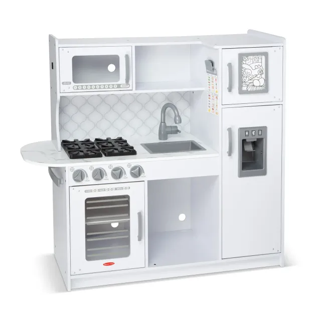Melissa & Doug Chef's Kitchen Cloud Kinderküche Holz Weiß