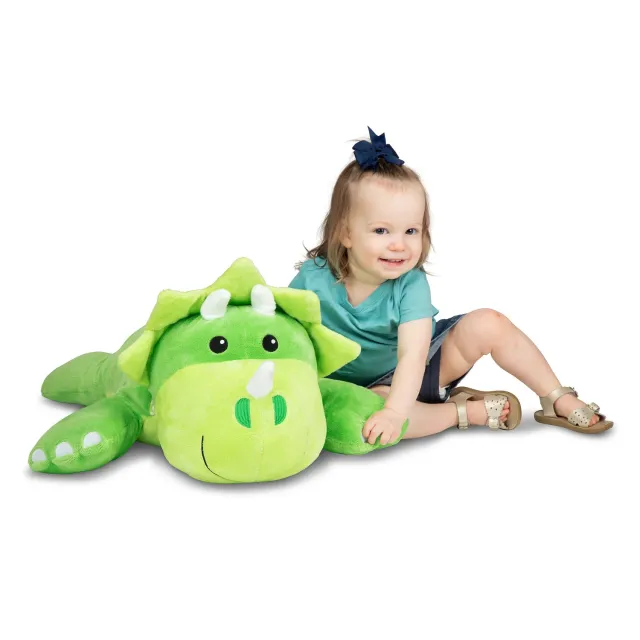 Melissa & Doug Dino Kuscheltier Plüsch Triceratops Jumbo