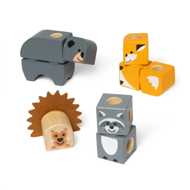 Melissa and Doug Blockables Woodland Friends Bausteinset