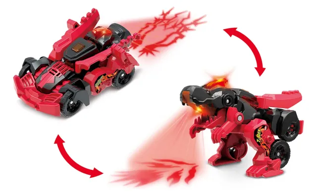 VTech Switch & Go Dinos Fire-Mini-T-Rex Dino-Auto 3-8 J.