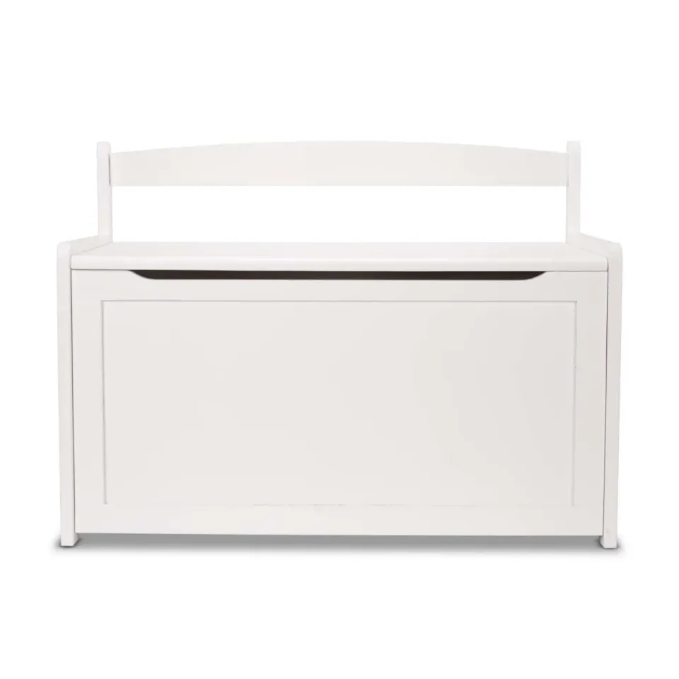 Melissa & Doug Wooden Toy Chest Spielzeugtruhe Weiß Holz
