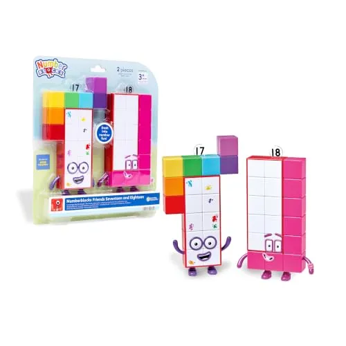 Learning Resources Numberblocks Siebzehn & Achtzehn Figuren 2er-Set Mathe