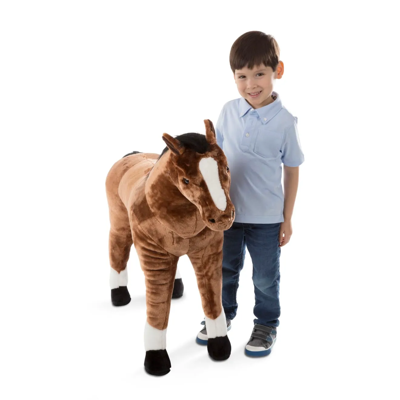 Melissa & Doug Horse Giant Plüschtier Pferd braun 76 cm
