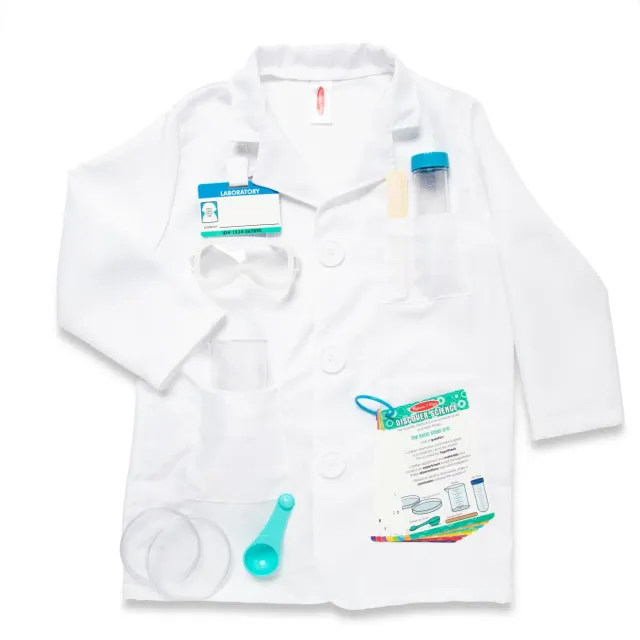 Melissa & Doug Scientist Rollenspielset Kittel 5-8 Jahre