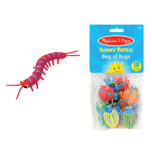 Melissa & Doug Bag of Bugs Spielfiguren Insekten 10-tlg 3-5J