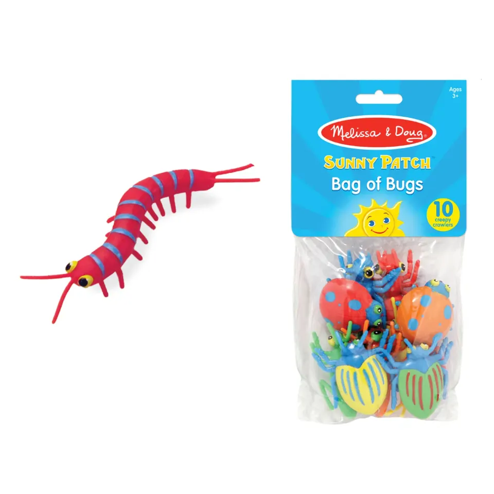 Melissa & Doug Bag of Bugs Spielfiguren Insekten 10-tlg 3-5J