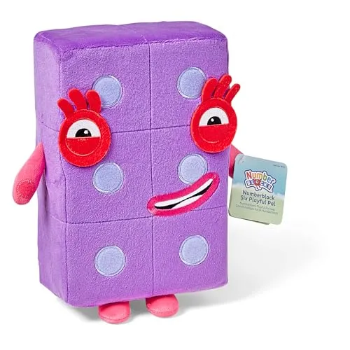 Learning Resources Numberblocks Sechs Kuscheltier groß lila