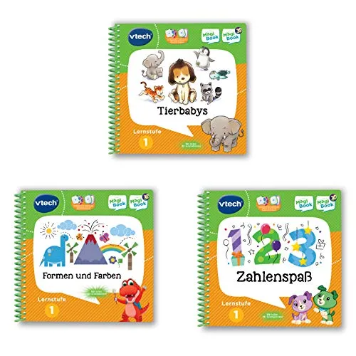 VTech MagiBook 80-488904 Lernbuch 3er Bundle Stufe 1
