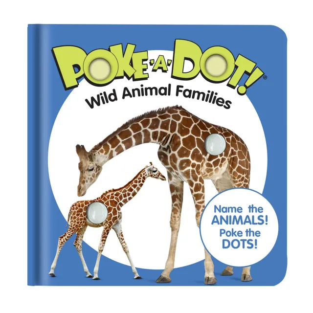 Melissa & Doug Poke-a-Dot Wild Animal Families Pappbilderbuch Tiere