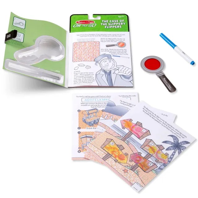 Melissa & Doug Secret Decoder Rätselheft 3er Set Geheimtinte
