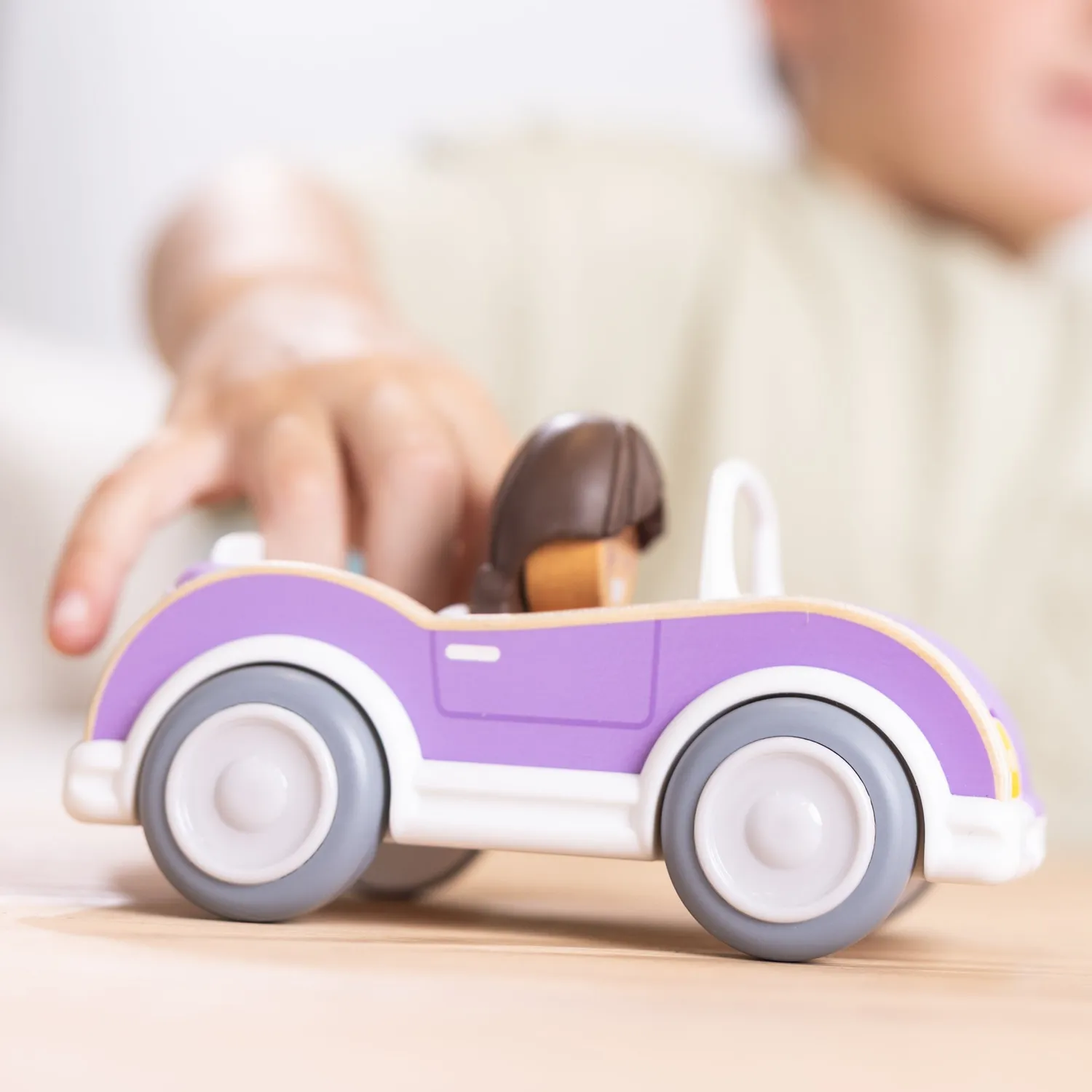 Melissa & Doug Cheery Lane Auto Spielset lila Cabrio