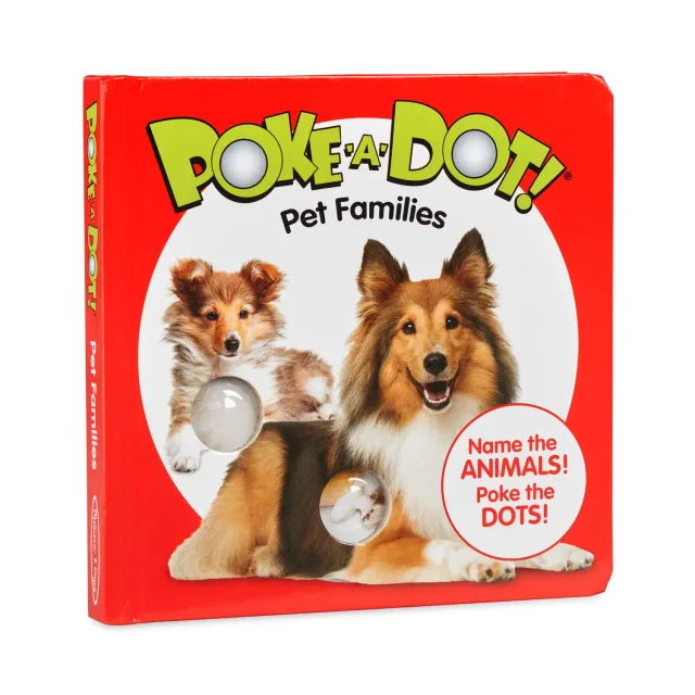 Melissa & Doug Poke-a-Dot Pet Families Pappbilderbuch
