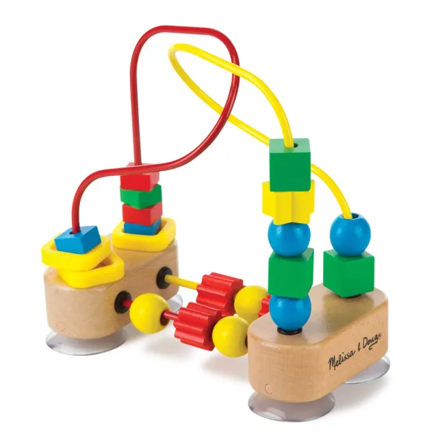 Melissa & Doug First Bead Maze Motorikschleife Baby Holz