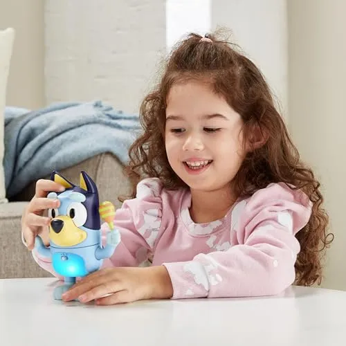 VTech Bluey Dreh- & Zieh-Reaktionsspiel Figur mit Musik 3-6 Jahre