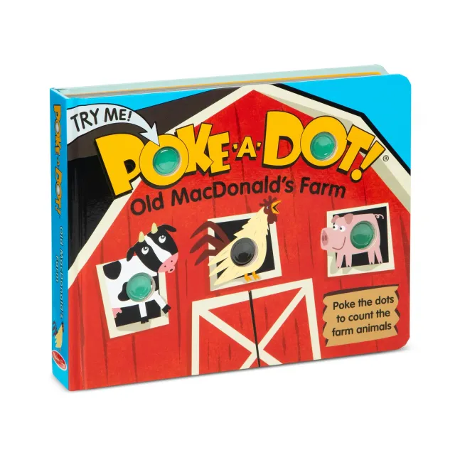 Melissa & Doug Poke-a-Dot Old MacDonald's Farm Pappbilderbuch Bauernhof