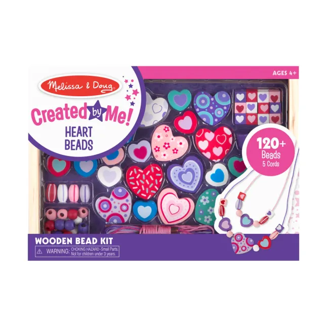 Melissa & Doug Created by Me Herzperlen Bastelset Holz