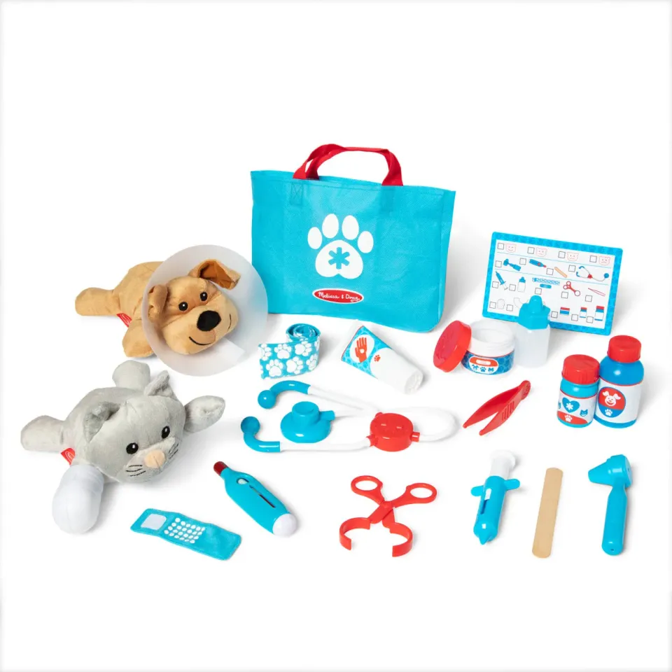Melissa & Doug Examine Treat Tierarzt Spielset 24-teilig
