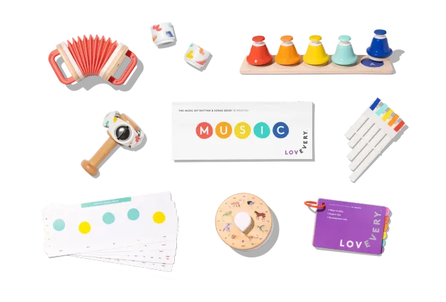 Lovevery Musikset Instrumente Kinder Holz