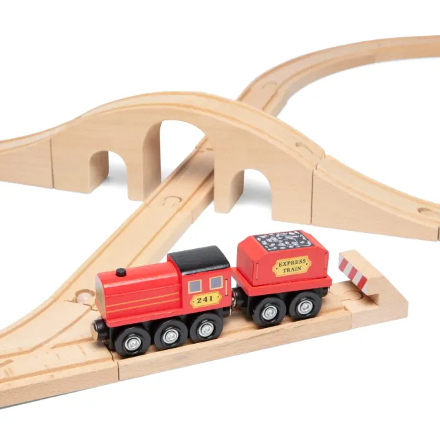 Melissa & Doug Figure 8 Holzeisenbahn 22 Teile